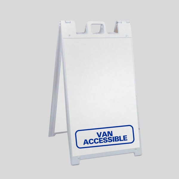 VAN ACCESSIBLE Large A-Frame Rider Sign (SG-323B)