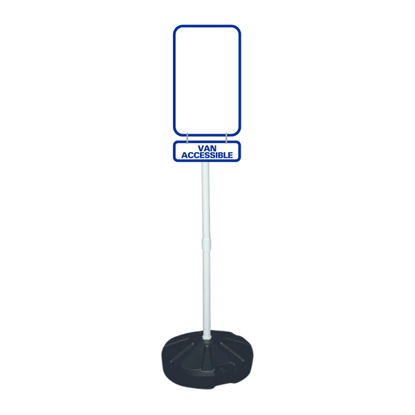VAN ACCESSIBLE Weightable Base Rider Sign (SG-323H)