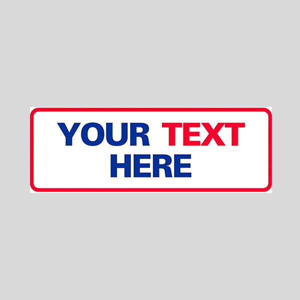 Rider Sign Examples CUSTOM Large A-Frame Rider Sign (SG-702B) – ElectionSource