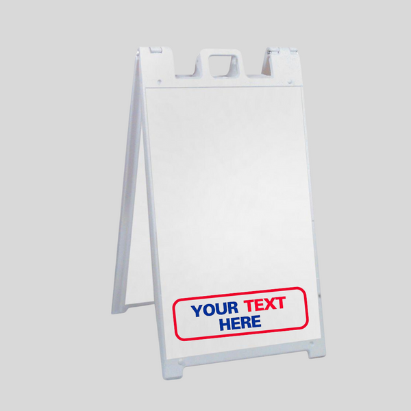 CUSTOM Large A-Frame Rider Sign (SG-702B)