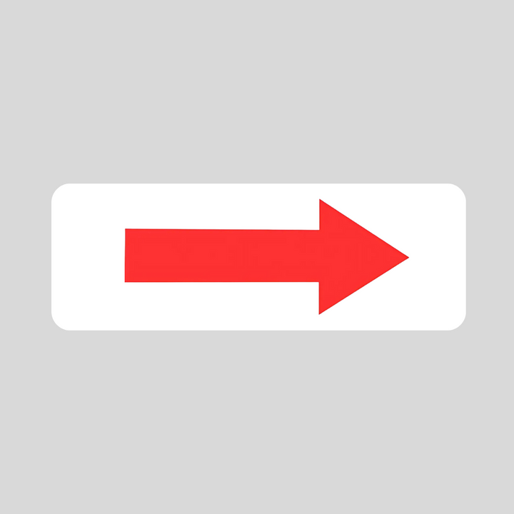 RED ARROW Small A-Frame Rider Sign (SG-322D)
