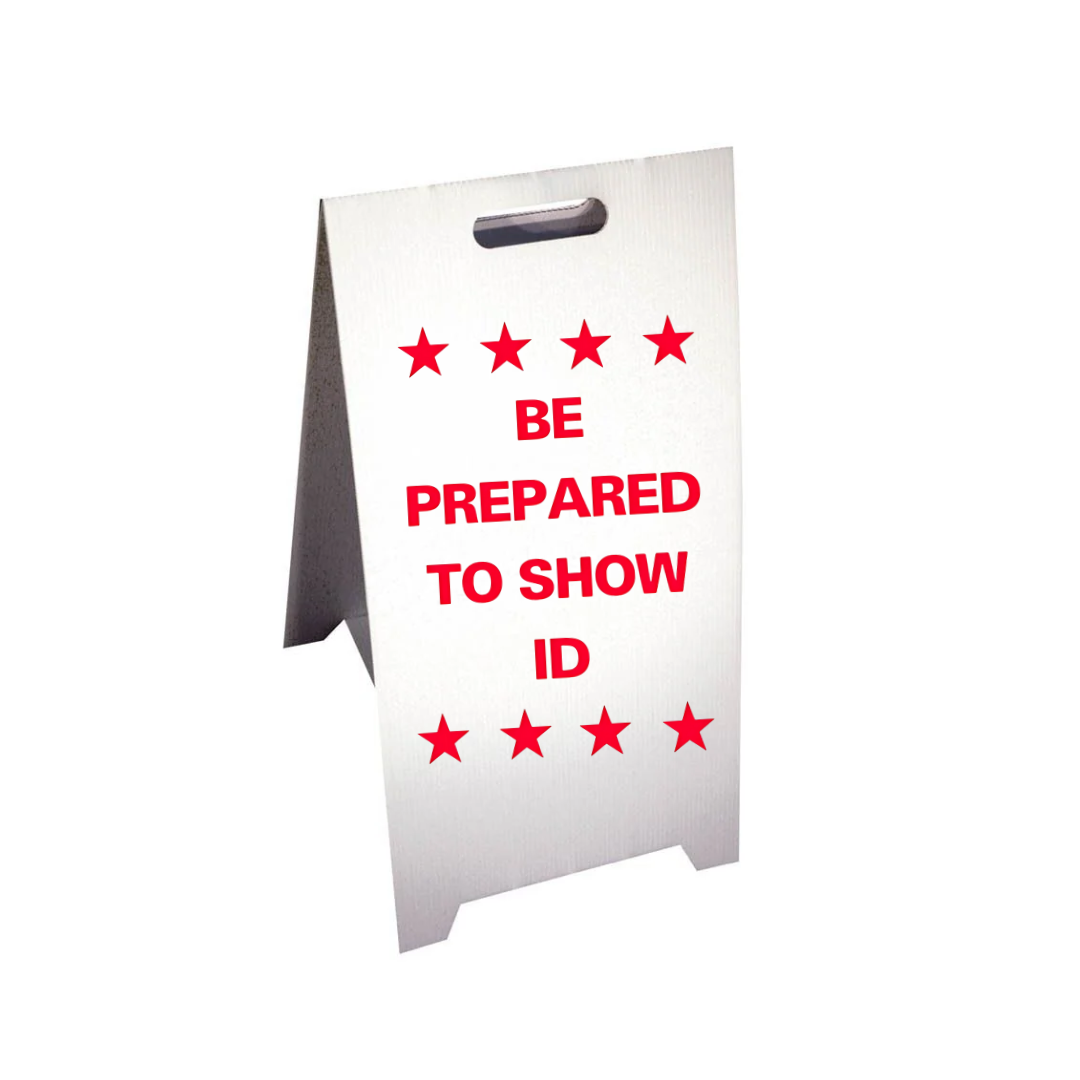 ESTÉ PREPARADO PARA MOSTRAR ID SG-222F