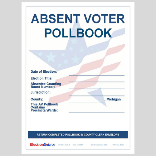 Libro de votación para votantes ausentes
