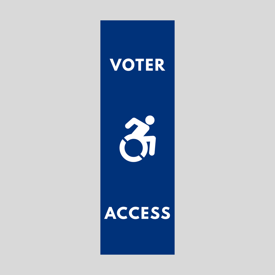 VOTER ACCESS Plasticade Stacking Sign (SG-101N)