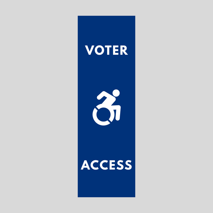 VOTER ACCESS Plasticade Stacking Sign (SG-101N)