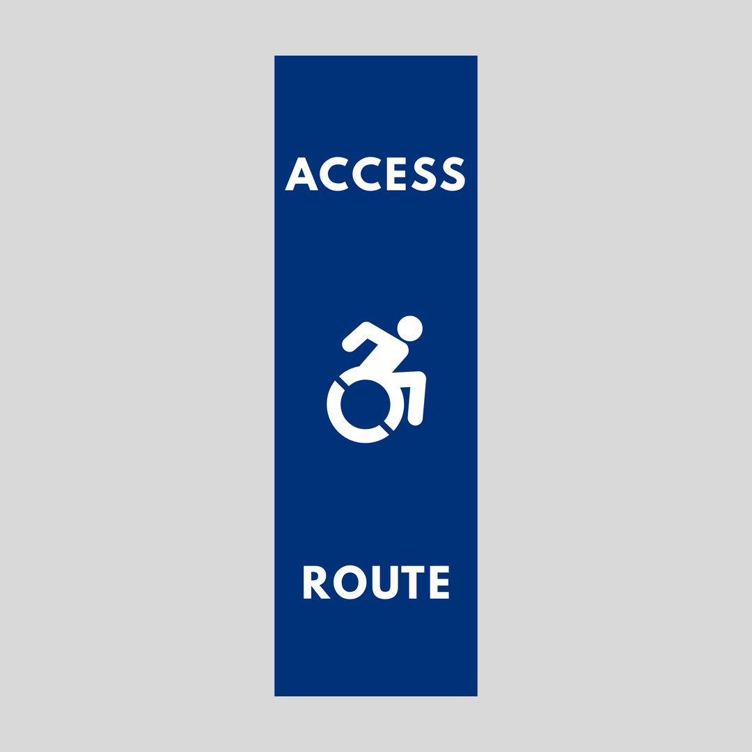 ACCESS ROUTE Plasticade Stacking Sign (SG-110N)