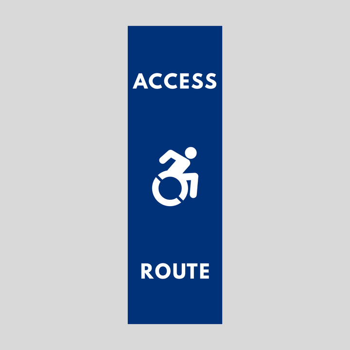 ACCESS ROUTE Plasticade Stacking Sign (SG-110N)
