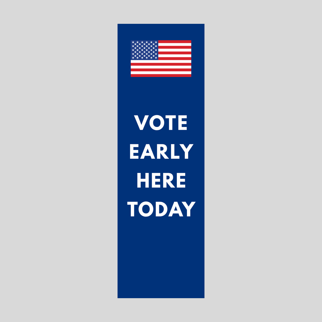 VOTE EARLY HERE TODAY Plasticade Stacking Sign (SG-113N)