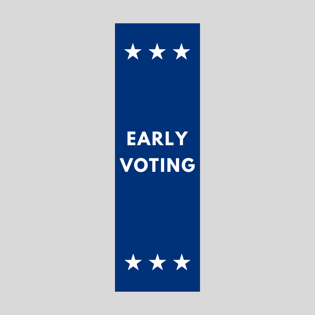 EARLY VOTING Plasticade Stacking Sign (SG-210N)