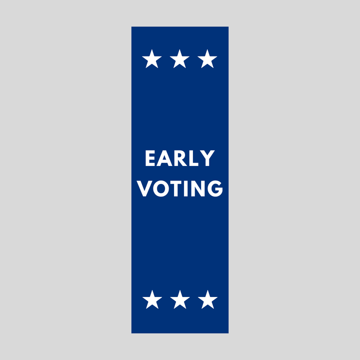 EARLY VOTING Plasticade Stacking Sign (SG-210N)