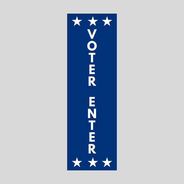 VOTER ENTER Plasticade Stacking Sign (SG-215N)