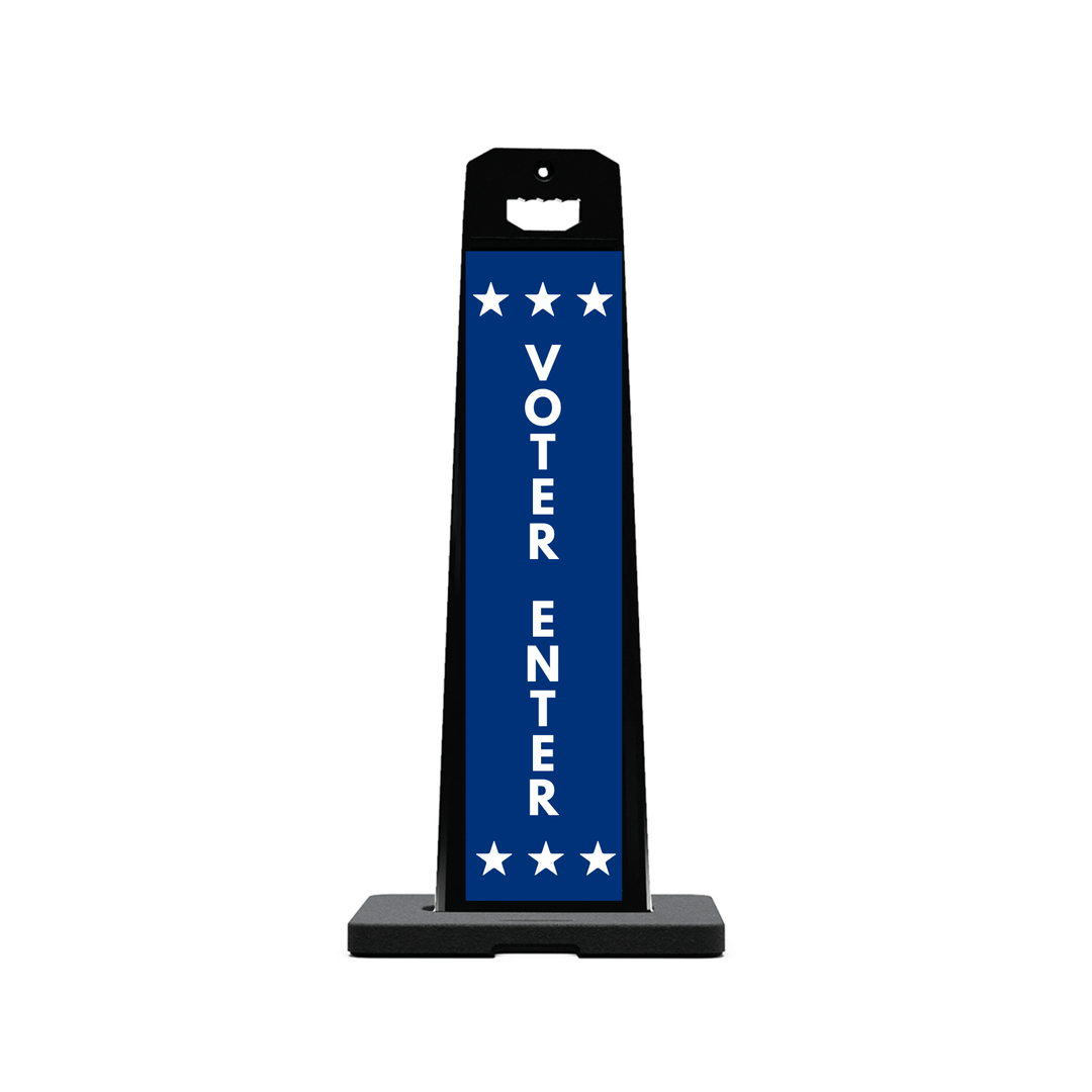 VOTER ENTER Plasticade Stacking Sign (SG-215N)