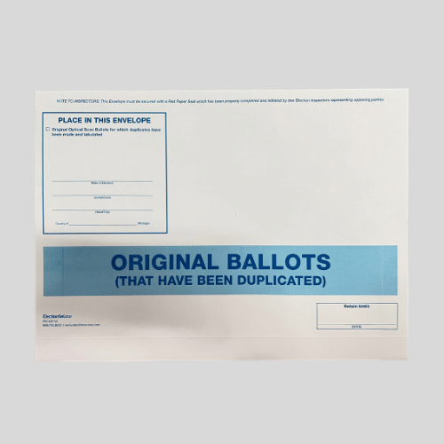 Original Ballots, White Envelope (FM-407W)