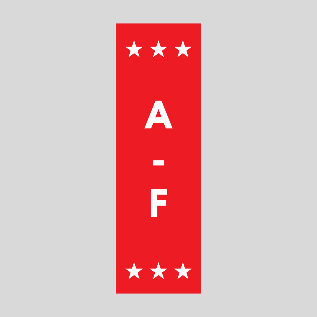 A-F Plasticade Stacking Sign (SG-311N)