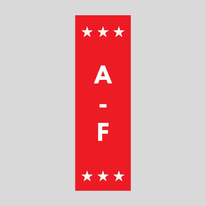 A-F Plasticade Stacking Sign (SG-311N)