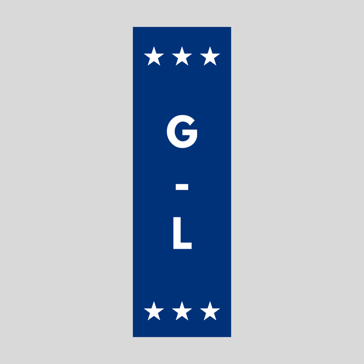 G-L Plasticade Stacking Sign (SG-312N)