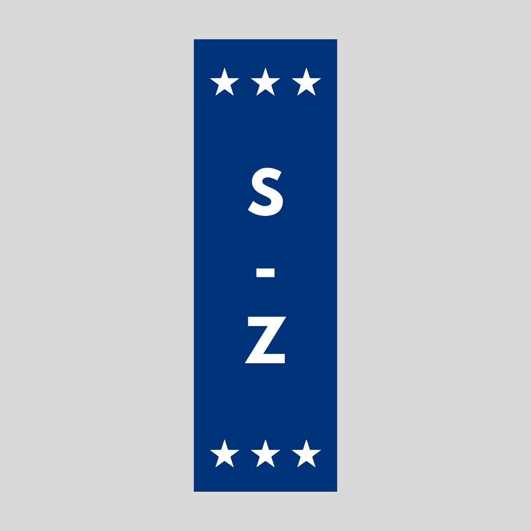 S-Z Plasticade Stacking Sign (SG-314N)
