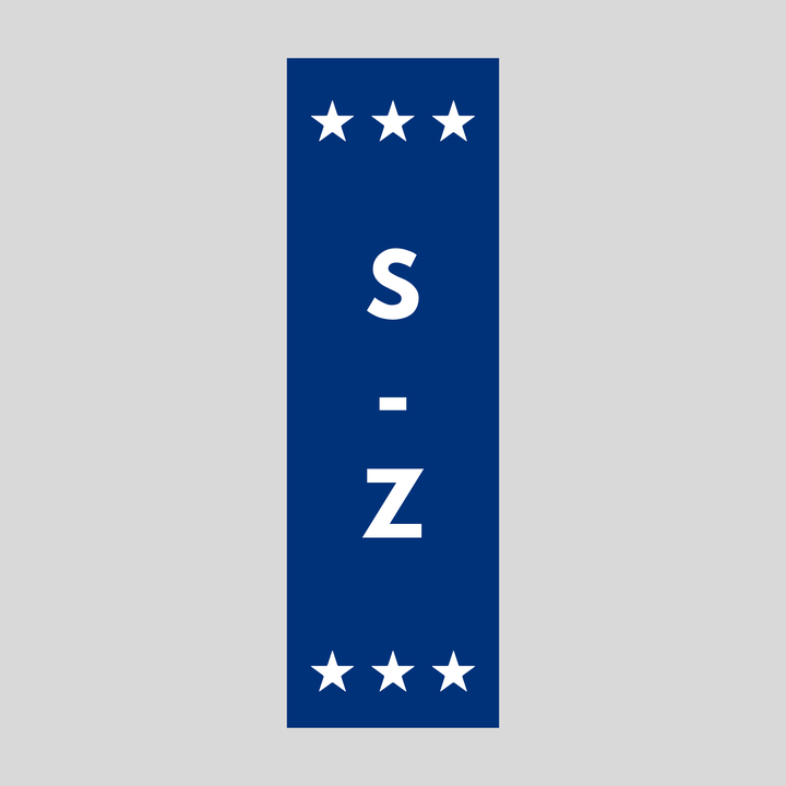 S-Z Plasticade Stacking Sign (SG-314N)