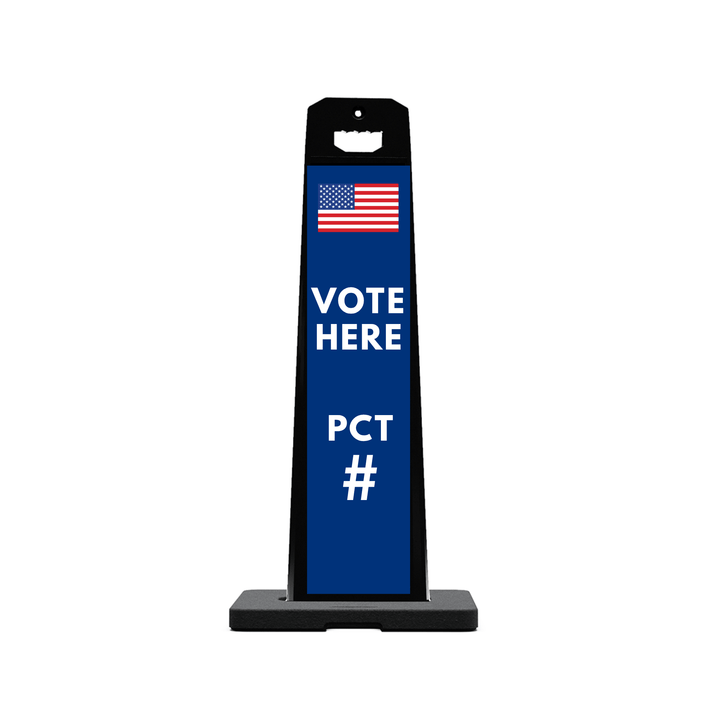 VOTE HERE PCT Plasticade Stacking Sign (SG-202N)