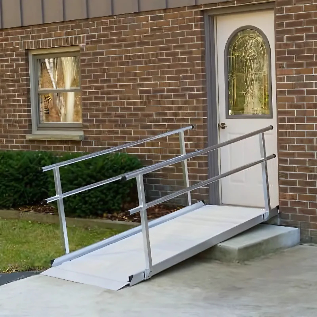 10-Foot Ramp, Pathway Classic Series with Handrails VA-138