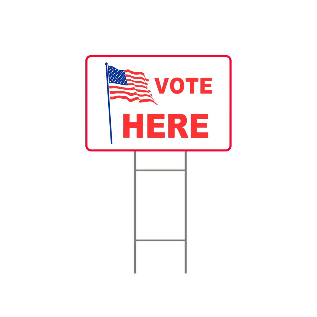 VOTE HERE Stake Sign SG-201D2