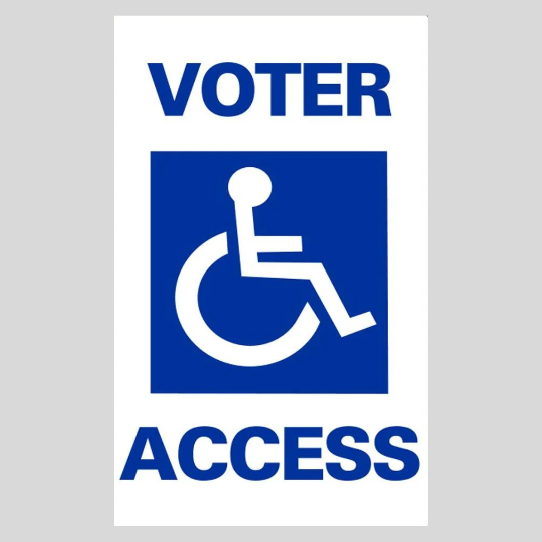 VOTER ACCESS DOUBLE-SIDED Metal A-Frame Sign SG-101A2