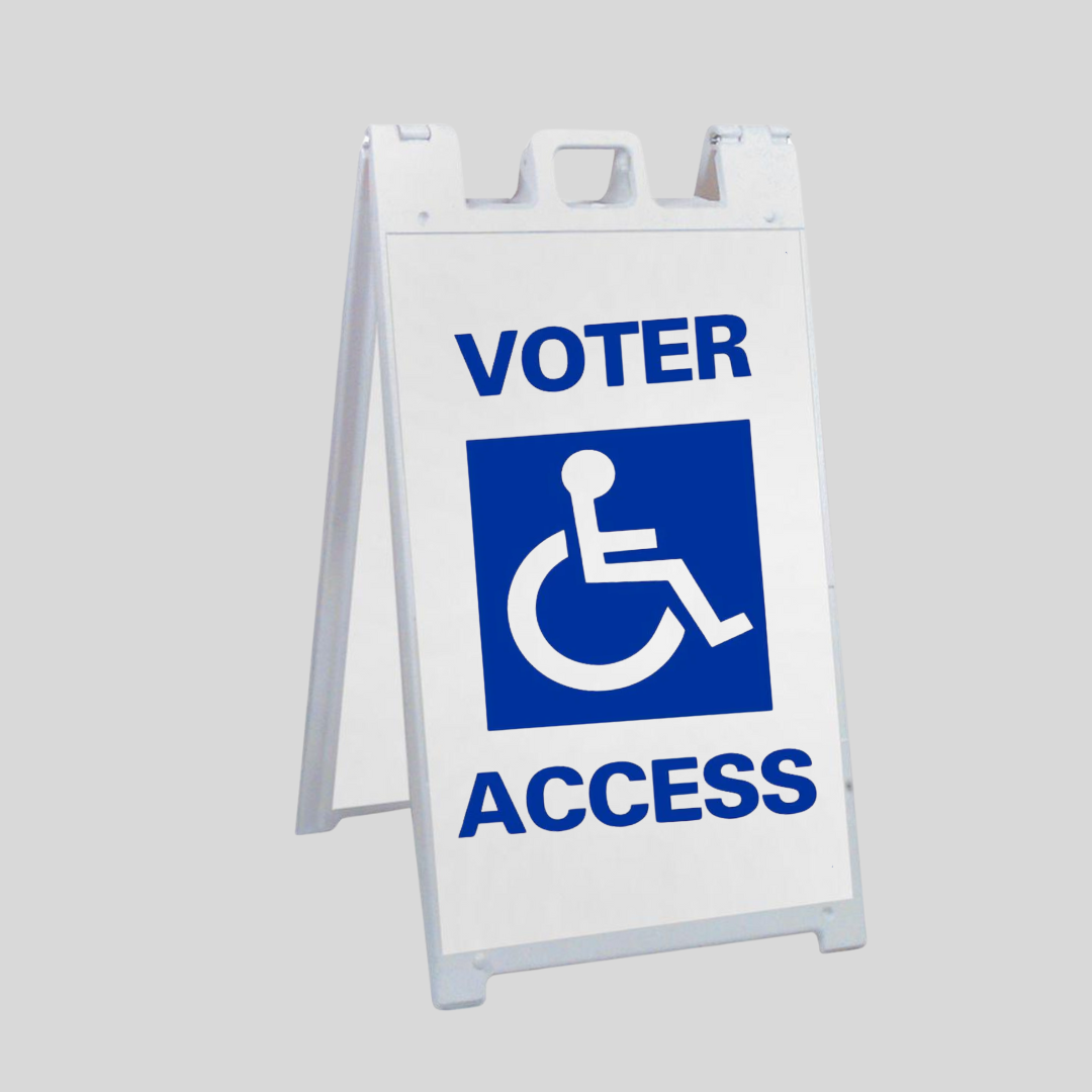 VOTER ACCESS Large A-Frame Sign (SG-101B)