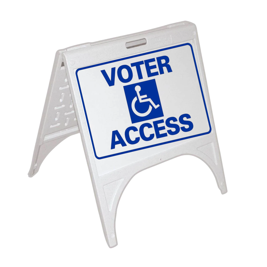 VOTER ACCESS Small A-Frame Sign SG-101D