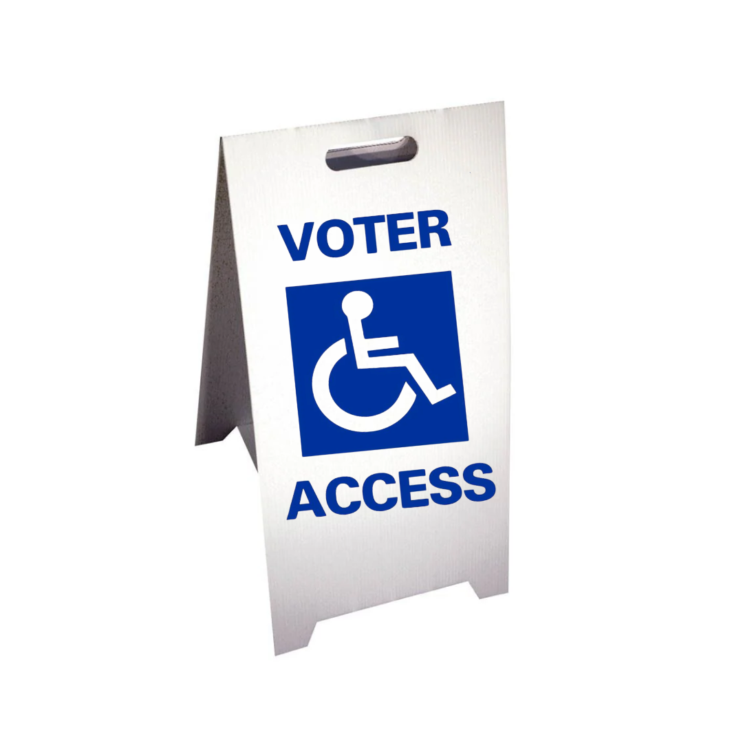 VOTER ACCESS Corrugated A-Frame Sign (SG-101F)