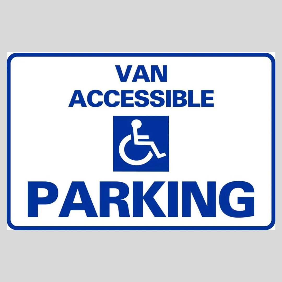 VAN ACCESSIBLE PARKING Small A-Frame Sign (SG-102D)