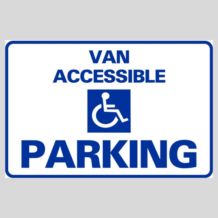 VAN ACCESSIBLE PARKING Small A-Frame Sign (SG-102D)