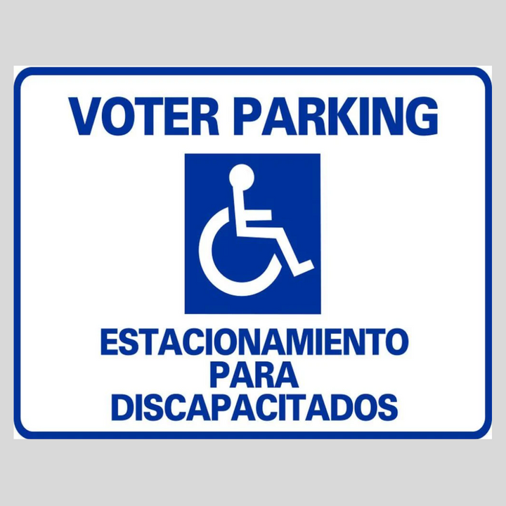 ESTACIONAMIENTO PARA DISCAPACITADOS DE ESTACIONAMIENTO DE VOTANTES SG-108G