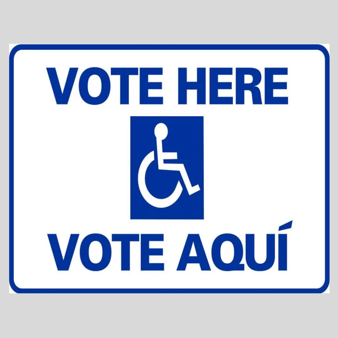 VOTE HERE/VOTE AQUI H-Stake Sign (SG-109D2)