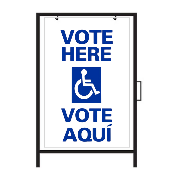 Vote aquí - Vote Aqui Two Sided SG-109A2