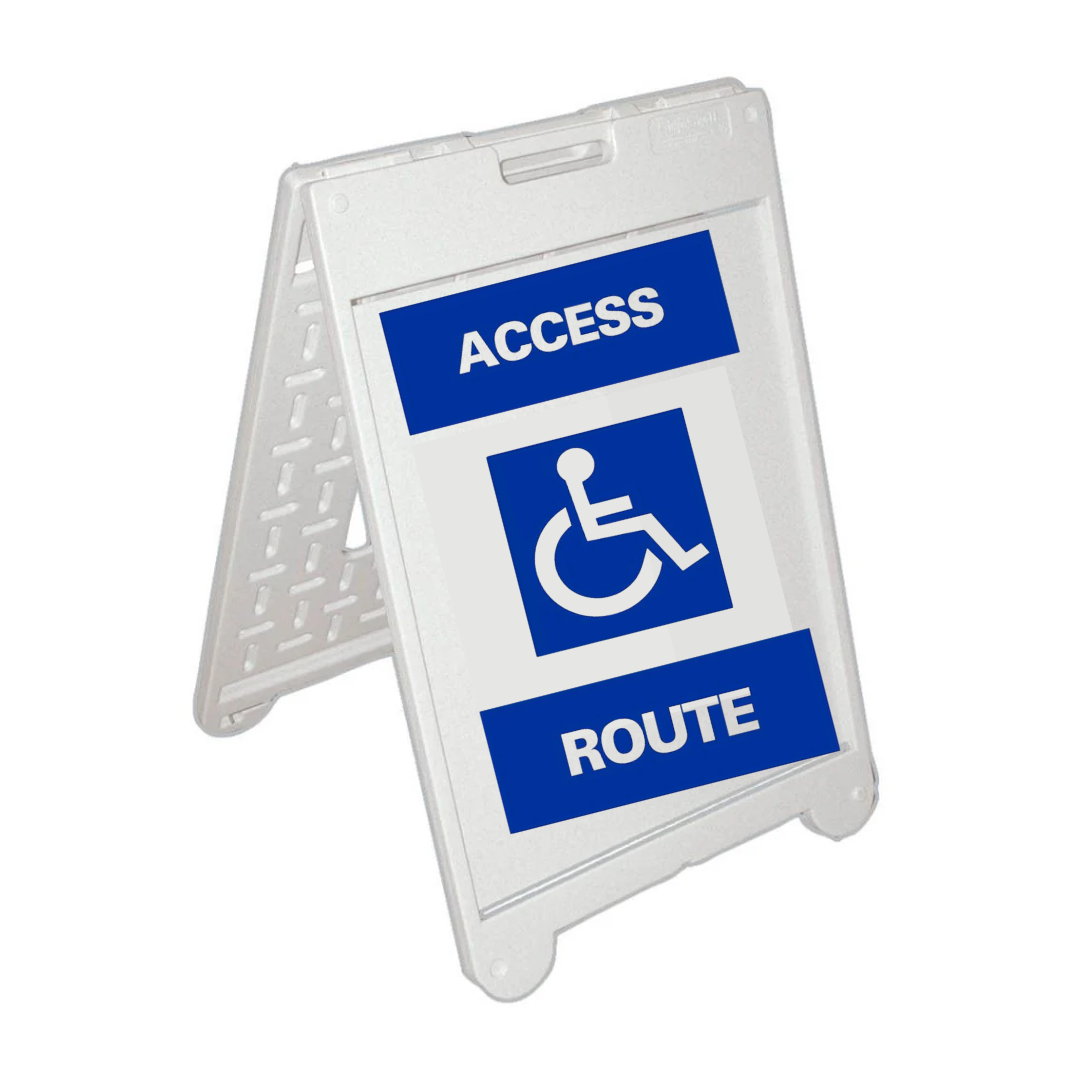 ACCESS ROUTE Medium A-Frame Sign SG-110C