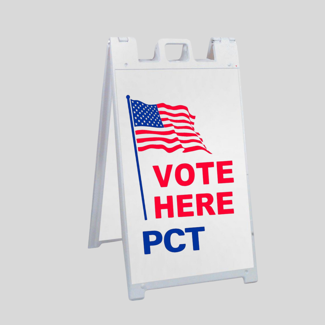 VOTE HERE PCT Large A-Frame Sign (SG-202B)