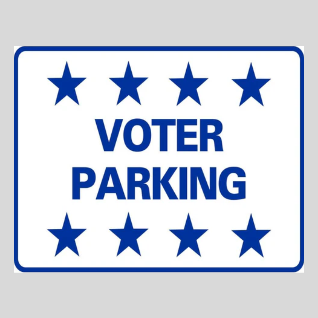VOTER PARKING Small A-Frame Sign (SG-208D)