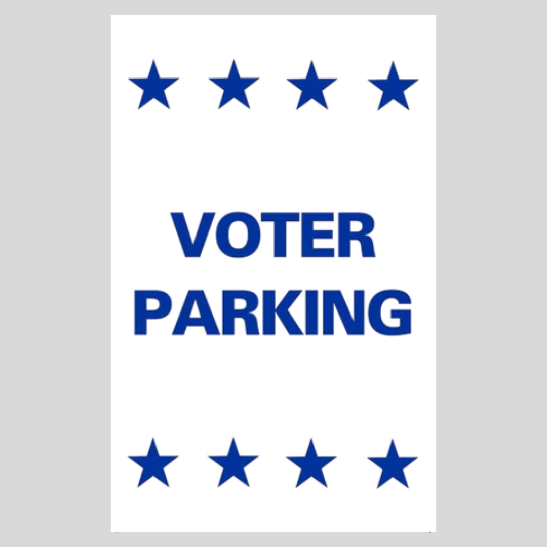 VOTER PARKING Large A-Frame Sign (SG-208B)