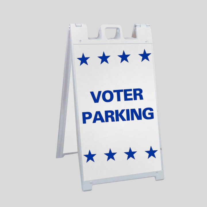 VOTER PARKING Large A-Frame Sign (SG-208B)
