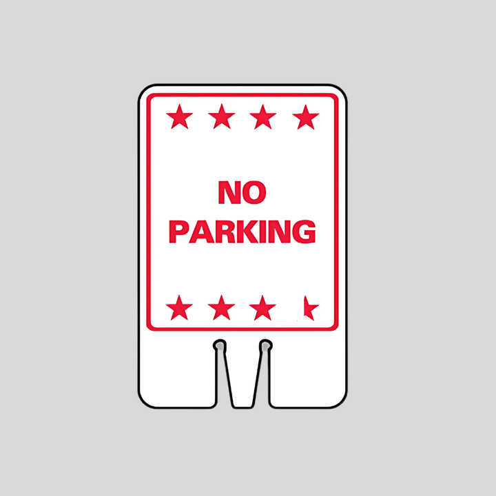 NO PARKING Cone Topper Sign (SG-209I1)