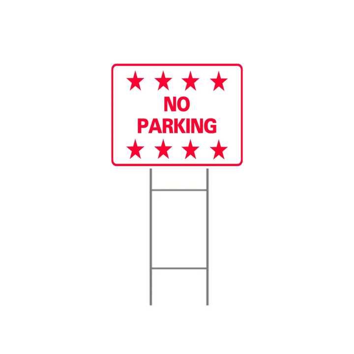 NO PARKING H-Stake Sign (SG-209D2)
