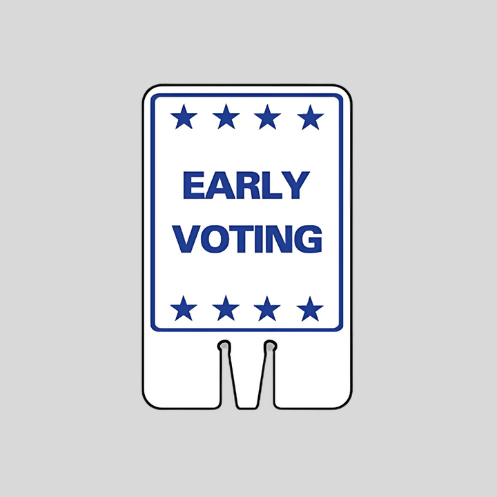 EARLY VOTING Cone Topper Sign (SG-210I1)