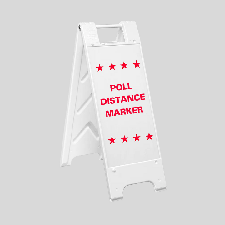 POLL DISTANCE MARKER Slim Sign (SG-212E)