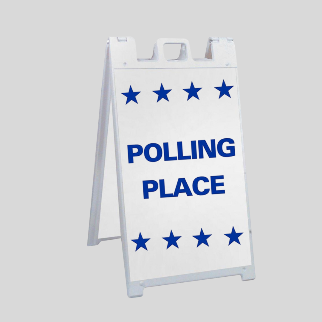 POLLING PLACE Large A-Frame Sign (SG-213B)