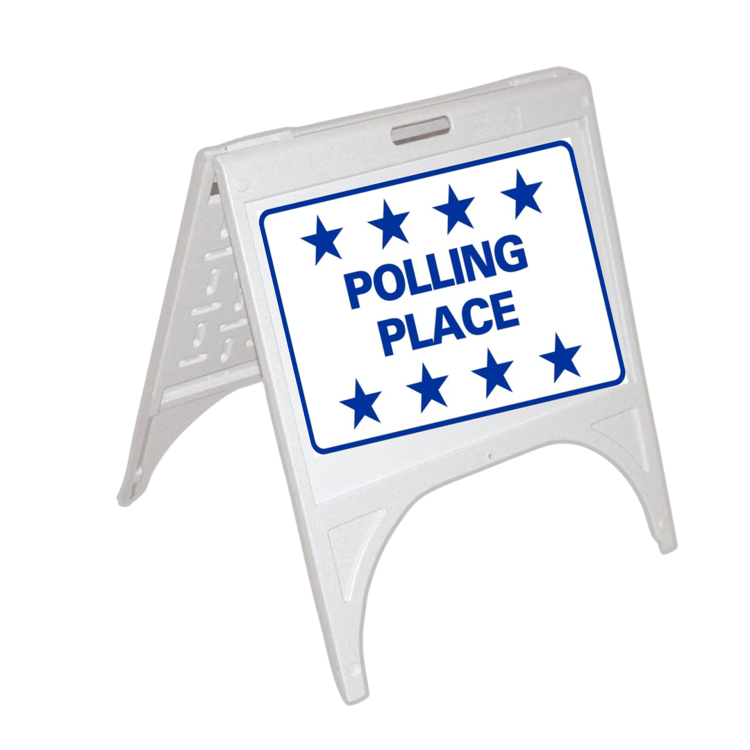 POLLING PLACE Small A-Frame Sign SG-213D