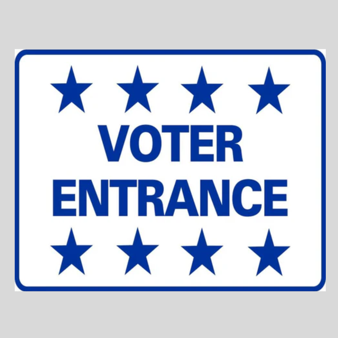 VOTER ENTER Corrugated A-Frame Sign - Multi (SG-215G)