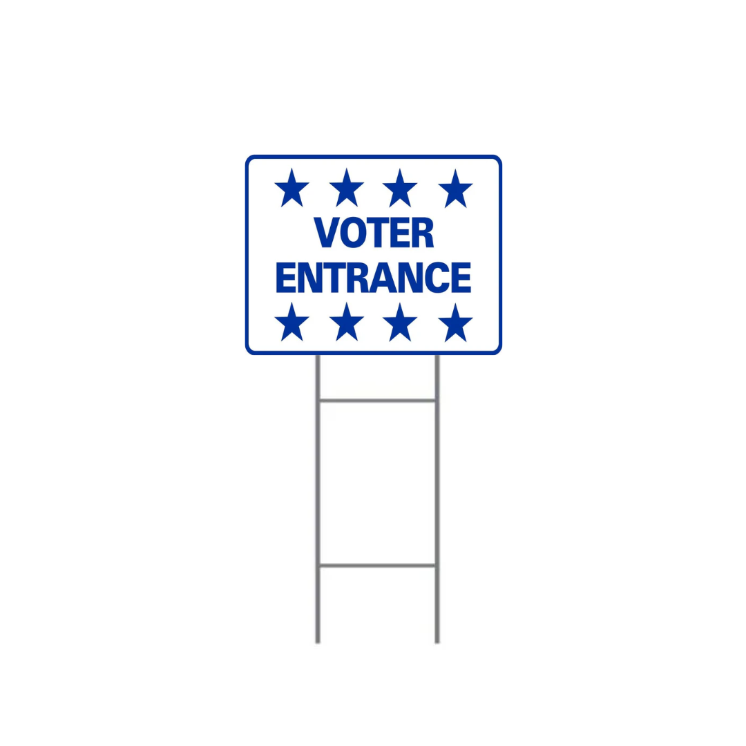 VOTER ENTER H-Stake Sign SG-215D2