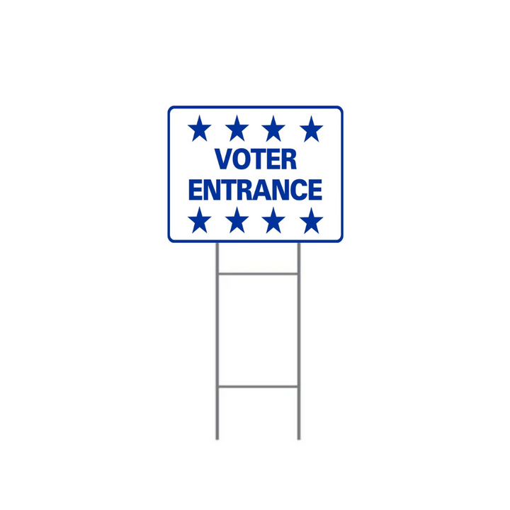 VOTER ENTER H-Stake Sign (SG-215D2)