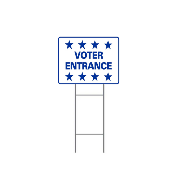 VOTER ENTER H-Stake Sign SG-215D2