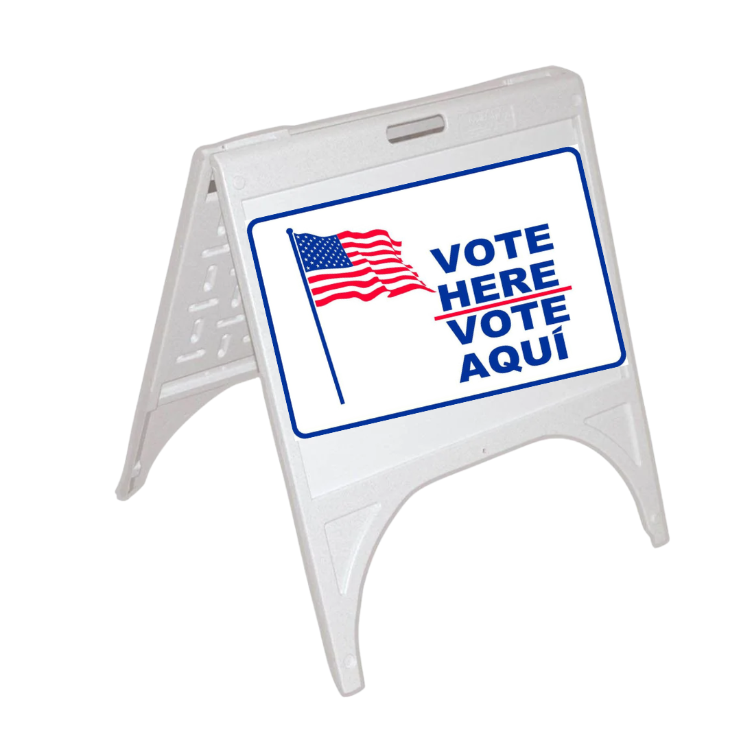 Vote Aquí-Vote Aqui Bandera Americana SG-203D
